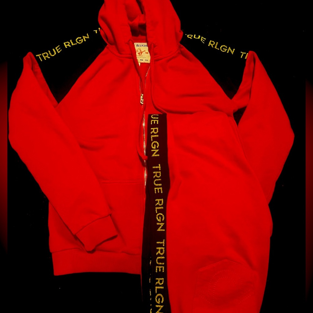 True Religion jogging suit, size medium